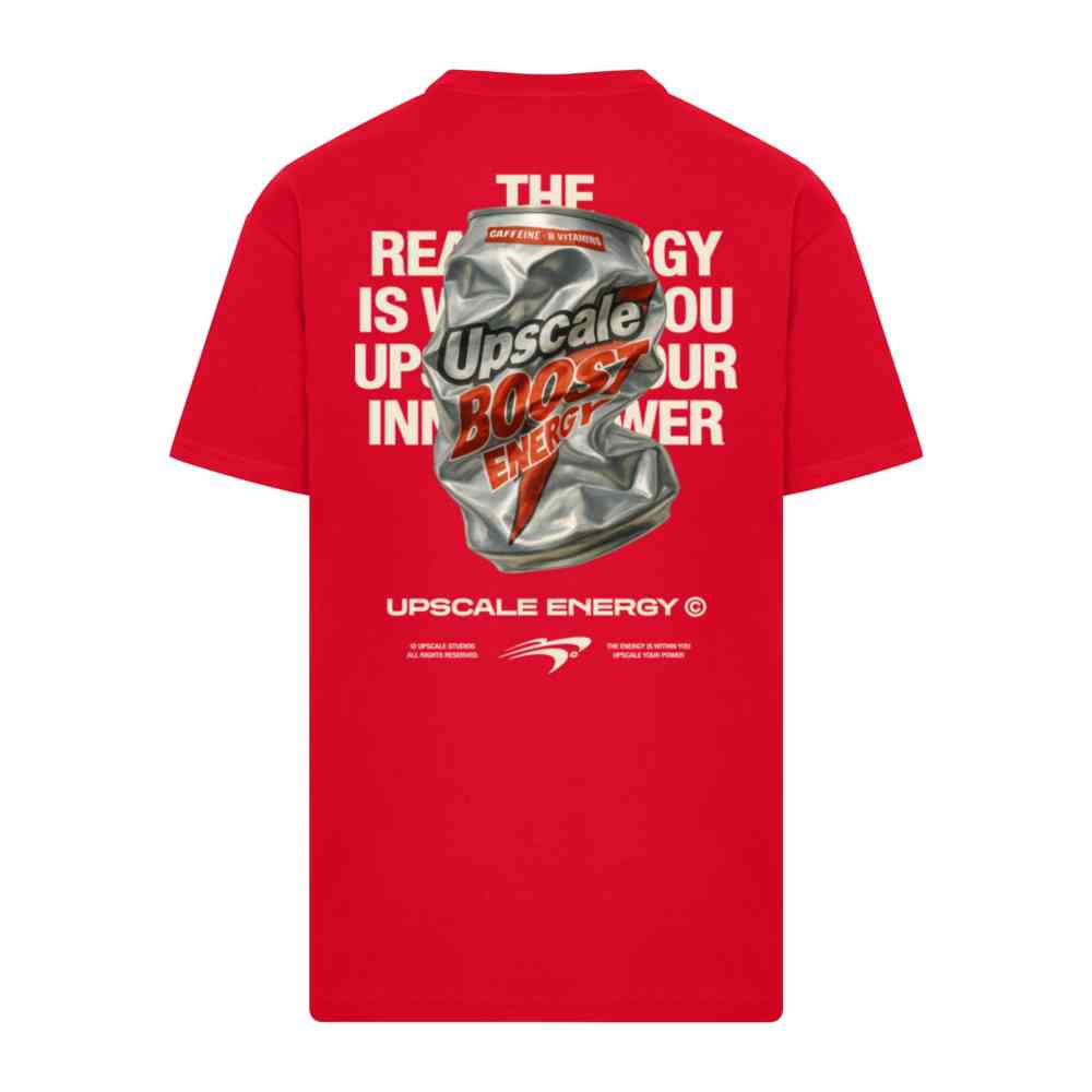 Mister Tee Upscale - Energy Heavy Oversize Tshirt Homme - Rouge
